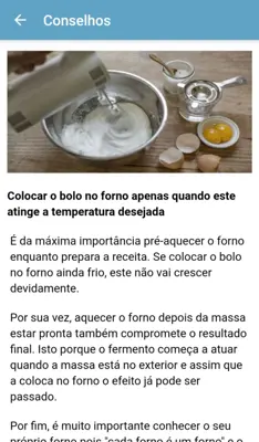 Receitas de Bolos Caseiros android App screenshot 1